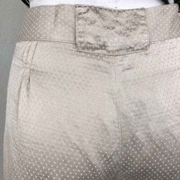 BCBG Max Azria Runway Pleated Cuffed Polka Dot Silk - Picture 6 of 8